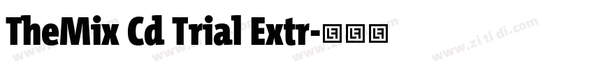 TheMix Cd Trial Extr字体转换